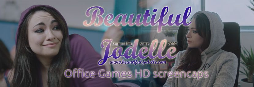 Beautiful Jodelle News - Office Games HD screencaps - Jodelle Ferland