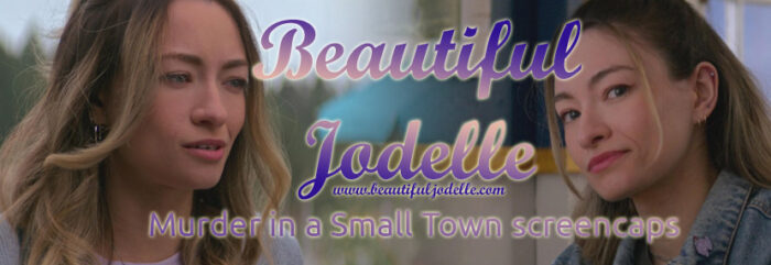 Screencaps of Jodelle Ferland in Murder in a Small Town. Character played: Vanessa O'Keefe